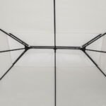Instahut Gazebo 4x3m Marquee Outdoor Wedding Party Event Tent Home Iron Art Shade White - Image 3