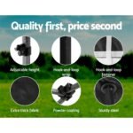 Instahut Gazebo Pop Up Marquee 3x3m Folding Tent Wedding Outdoor Camping Canopy Gazebos Shade Black - Image 6