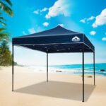 Instahut Gazebo Pop Up Marquee 3x3m Folding Tent Wedding Outdoor Camping Canopy Gazebos Shade Navy - Image 7