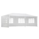 Instahut Gazebo 3x6m Marquee Wedding Party Tent Outdoor Camping Side Wall Canopy 4 Panel White - Image 7