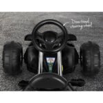 Rigo Kids Pedal Go Kart Ride On Toys Racing Car Plastic Tyre Black - Image 6