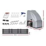 LockMaster Electric Sliding Gate Opener 800KG Keypad 4M - Image 2