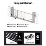 LockMaster Automatic Sliding Gate Opener Kit 10W Solar 6M 600KG - Image 6