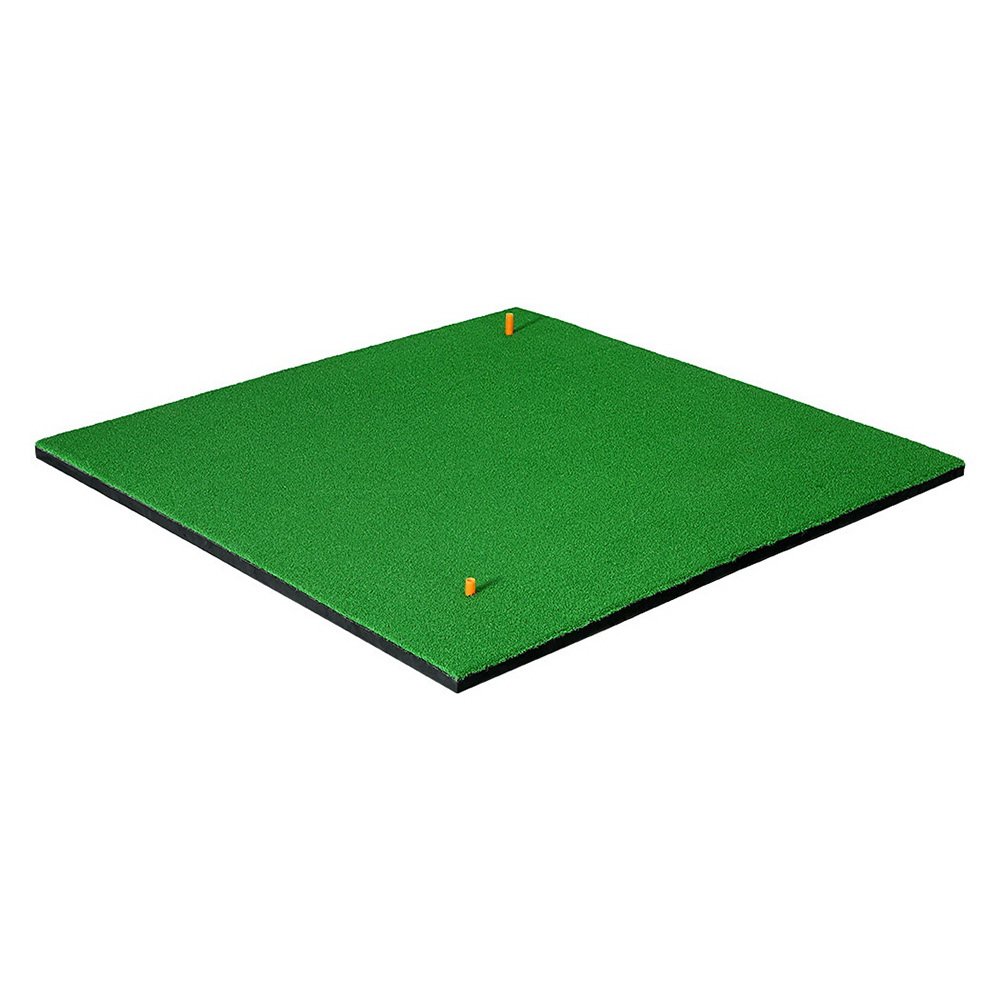 GOLF-A-MAT-XL-GN-149289-00 Everfit Golf Hitting Mat Portable Driving Range Practice Training Aid 150x150cm - Image 1