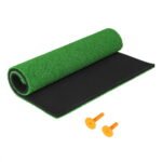 Everfit Golf Hitting Mat Portable DrivingÂ Range PracticeÂ Training Aid 150x150cm - Image 3