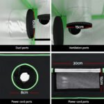 Green Fingers Grow Tent 100x60x180cm 4 Tiers Kits Hydroponics Indoor Grow System - Image 6