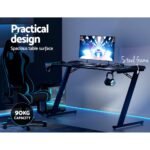 Artiss Gaming Desk Computer Desks LED Light 140CM - Image 4