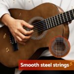 Alpha 31" Steel String Acoustic Guitar Portable - Image 5