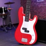 Alpha Electric Guitar Bass 47 Inch Red - Image 7