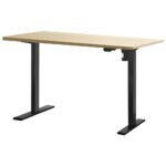 Artiss Standing Desk Motorised White Oak 120CM - Image 7