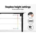 Artiss Standing Desk Motorised White 140CM - Image 4