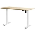 Artiss Standing Desk Motorised Sit Stand Desks White Oak 120CM - Image 7