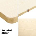 Artiss Standing Desk Motorised Dual Motor White Oak 140CM - Image 4