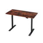 Artiss Standing Desk Motorised Dual Motor Rustic Brwon 120CM - Image 7