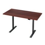 Artiss Standing Desk Motorised Dual Motor Walnut 140CM - Image 7