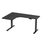 Artiss Standing Desks L-shape Motorised 160CM Black - Image 7
