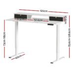 Artiss Electric Standing Desk Sit Stand Desks 120CM - Image 2