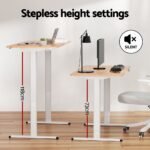 120CM Artiss Electric Standing Desk Sit Stand Desks Home Office Computer Desk - Image 6