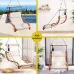 Gardeon Hammock Chair Wooden Hanging Indoor Outdoor Lounge Patio - Image 6
