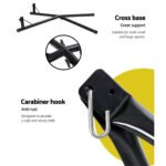 Gardeon Hammock Chair Nest Web Outdoor Swing with Steel Stand 100cm - Image 4