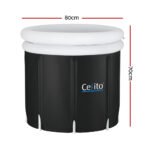 Weisshorn Portable Ice Bath Tub 70X80CM Inflatable Folding Bathtub Spa Massage - Image 2