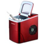 DEVANTi Portable Ice Cube Maker Machine 2L Home Bar Benchtop Easy Quick Red - Image 3