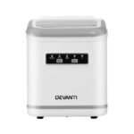 Devanti Ice Maker Machine Portable 12kg Countertop w/Self Cleaning 1.3L White - Image 3