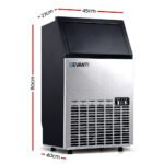 Devanti 60kg Commercial Ice Maker Machine - Image 2