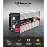 Giantz Power Inverter 12V to 240V 2500W/5000W Pure Sine Wave Camping Car Boat - Image 5