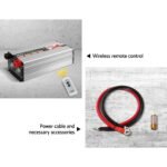 Giantz Power Inverter 12V to 240V 2500W/5000W Pure Sine Wave Camping Car Boat - Image 7