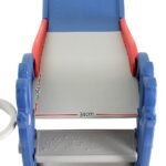 Keezi Kids Slide Set Basketball Hoop Outdoor Playground Toy Dragon 90cm Blue - Image 4