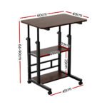 Artiss Laptop Desk Height Adjustable Mobile Workstation Computer Desks 60CM - Image 2