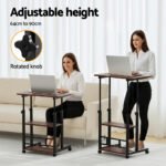 Artiss Laptop Desk Height Adjustable Mobile Workstation Computer Desks 60CM - Image 5