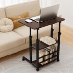 Artiss Laptop Desk Height Adjustable Mobile Workstation Computer Desks 60CM - Image 7