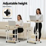Artiss Laptop Desk Height Adjustable Mobile Workstation Computer Desks 60CM - Image 5
