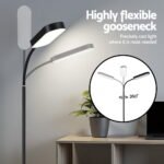 Artiss LED Floor Lamp with Remote Control & 4 Color Temperature Reading Living Room Bedroom Office - Image 5