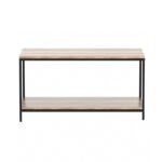 Artiss Coffee Table Rectangular 93CM Walnut Olin - Image 3