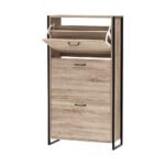 Artiss Shoe Rack Cabinet Adjustable Shelves 24 Pairs Tim - Image 3