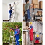 Giantz 5 Step Ladder Multi-Purpose Folding Aluminium Light Weight Non Slip Platform - Image 6