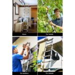 Giantz 2.6M Telescopic Ladder Aluminium Extension Extendable Steps Adjustable Height - Image 7