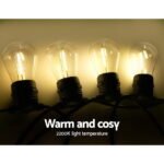 41m LED Festoon String Lights Christmas Decorations Wedding Party Outdoor Garden - Image 4