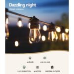 37m Festoon Lights Christmas Fairy String Lights Outdoor Party Garden Decor - Image 4