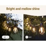 64m Festoon Lights Christmas Fairy String Lights Outdoor Party Garden Decor - Image 6