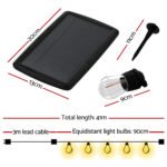 41m Solar Festoon Lights Outdoor LED String Light Christmas Party Decorations - Image 2