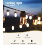 86m Solar Festoon Lights Outdoor LED String Light Christmas Party Decorations - Image 4