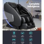 Livemor Massage Chair Electric Recliner Massager Black Ellmue - Image 4