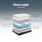 Giselle Bedding 21cm Mattress Euro Top Double - Image 5