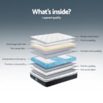 Giselle Bedding 21cm Mattress Euro Top King Single - Image 5
