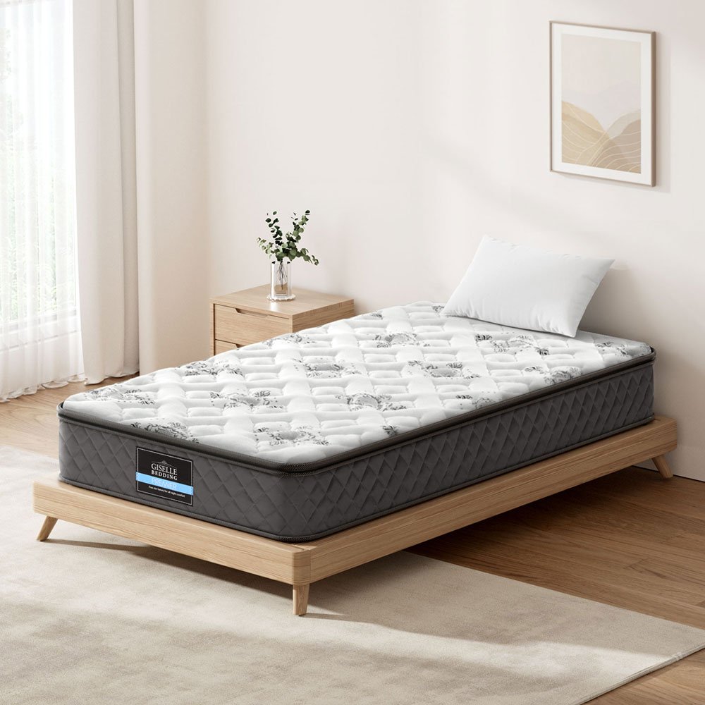MATTRESS-0757-PT-S-202512041442-00 Giselle Bedding 24cm Mattress Pillow Top Single - Image 1