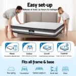 Giselle Bedding 30cm Mattress Gel Foam Pocket Spring King Single - Image 7